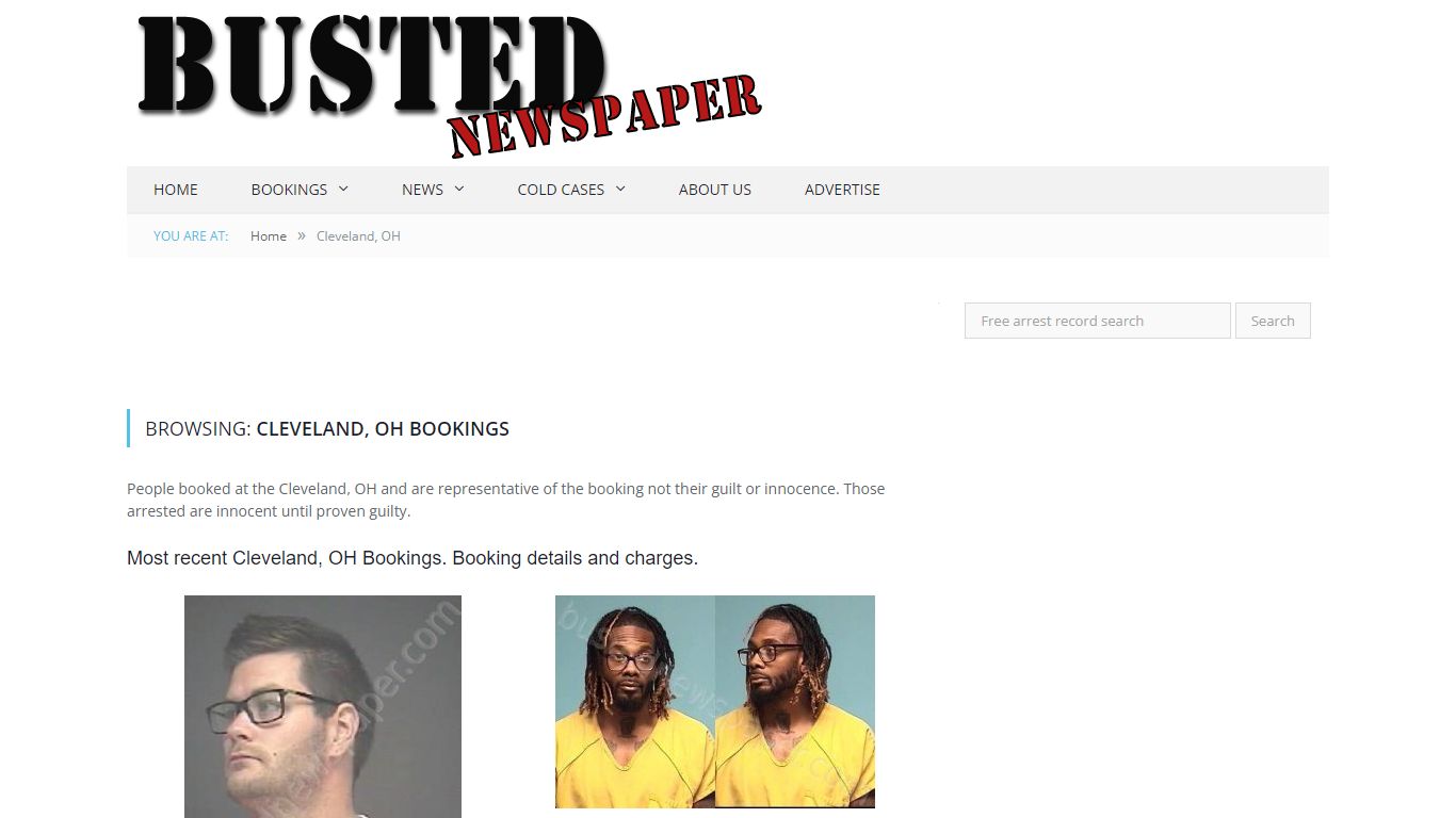 Cleveland, OH Mugshots - BUSTEDNEWSPAPER.COM